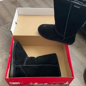 BearPaw Emma Tall Black size 10. Worn once